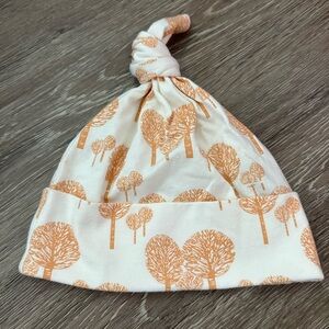 Kate Quin interlock cotton knot tie hat